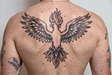 Phoenix Back Tattoo