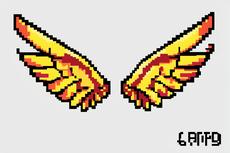 Pixel Art Wings