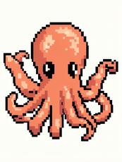 Pixel Octopus
