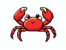 Pixelated Crab March