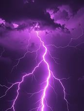 Purple Lightning Strike
