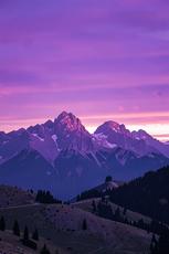 Purple Mountain Sunset