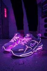 Purple Neon Cyber Sneakers Txepc