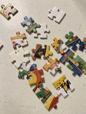 Puzzle Pieces Scattered