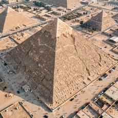 Pyramids Aerial View