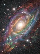 Rainbow Nebula Galaxy Space