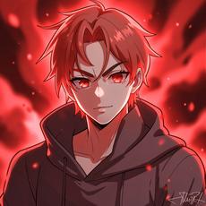 Red Aura Anime