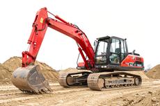 Red Excavator
