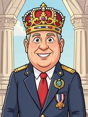 Regal Cartoon Mayor