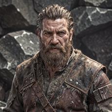 Rugged Bearded Man