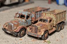 Rusty Old Toy Trucks
