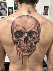 Skull Tattoo Back