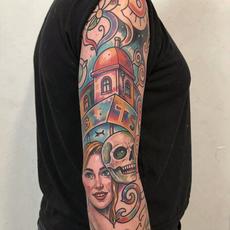 Sleeve Tattoo Colored