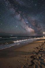 Starry Beach Night