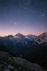 Starry Mountain Twilight