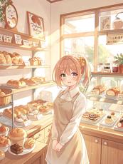 Sunlit Anime Bakery