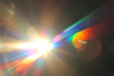 Sunlit Colorful Prism