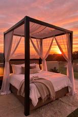 Sunset Canopy Bed