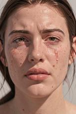 Tear Streaked Face