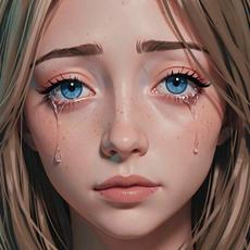 Tearful Blue Eyes