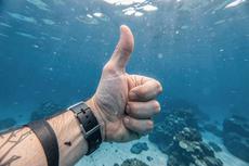 Thumbs Up Underwater