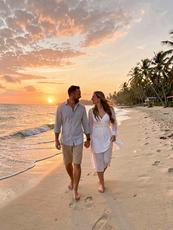 Timeless Romance Beach Walk Sunset