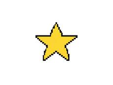 Tiny Pixel 5 Point Star