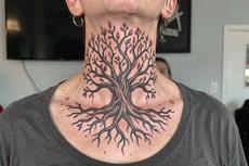 Tree Neck Tattoo
