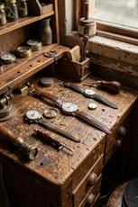 Vintage Watchmaker S Bench