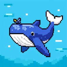 Whale Pixel Art